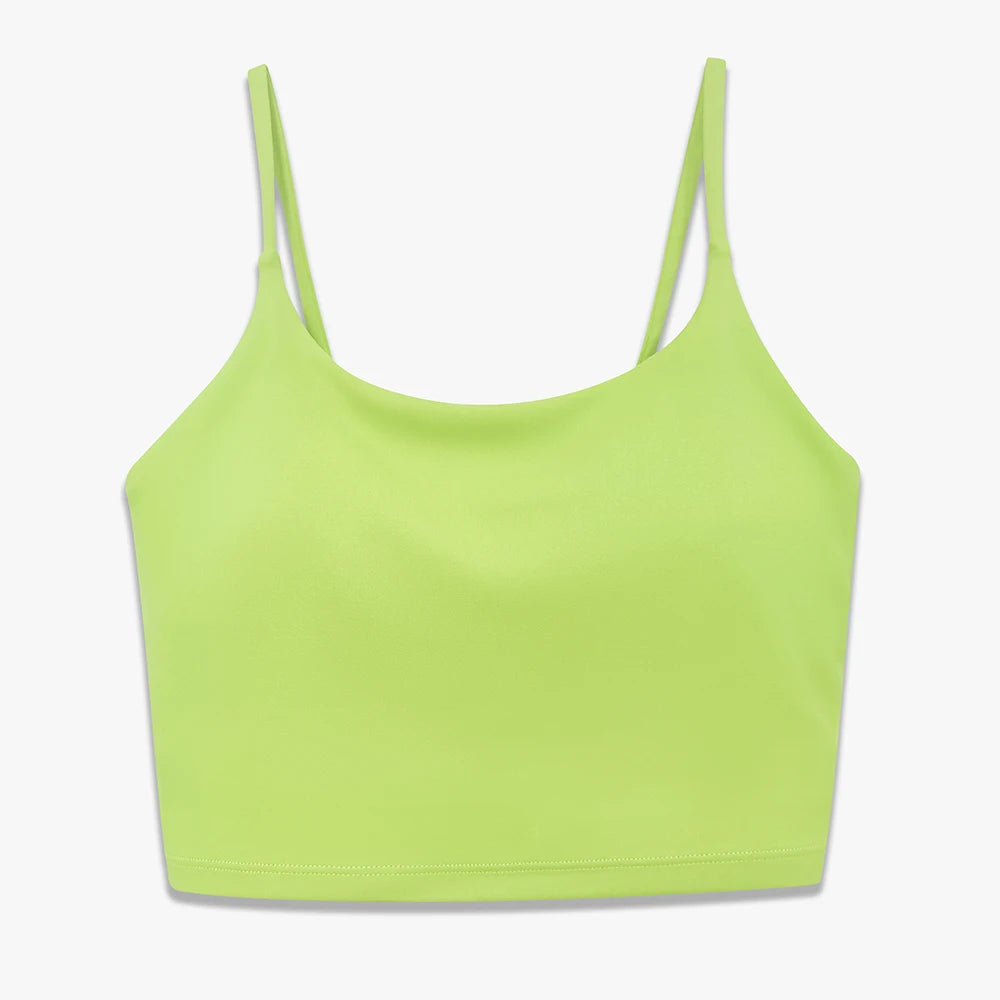 Suspenders Yoga Tank Tops for Fitness Naked Feel Sport Bra Gym Vest Women Camisole Workout Underwear Sportswear Outfit 