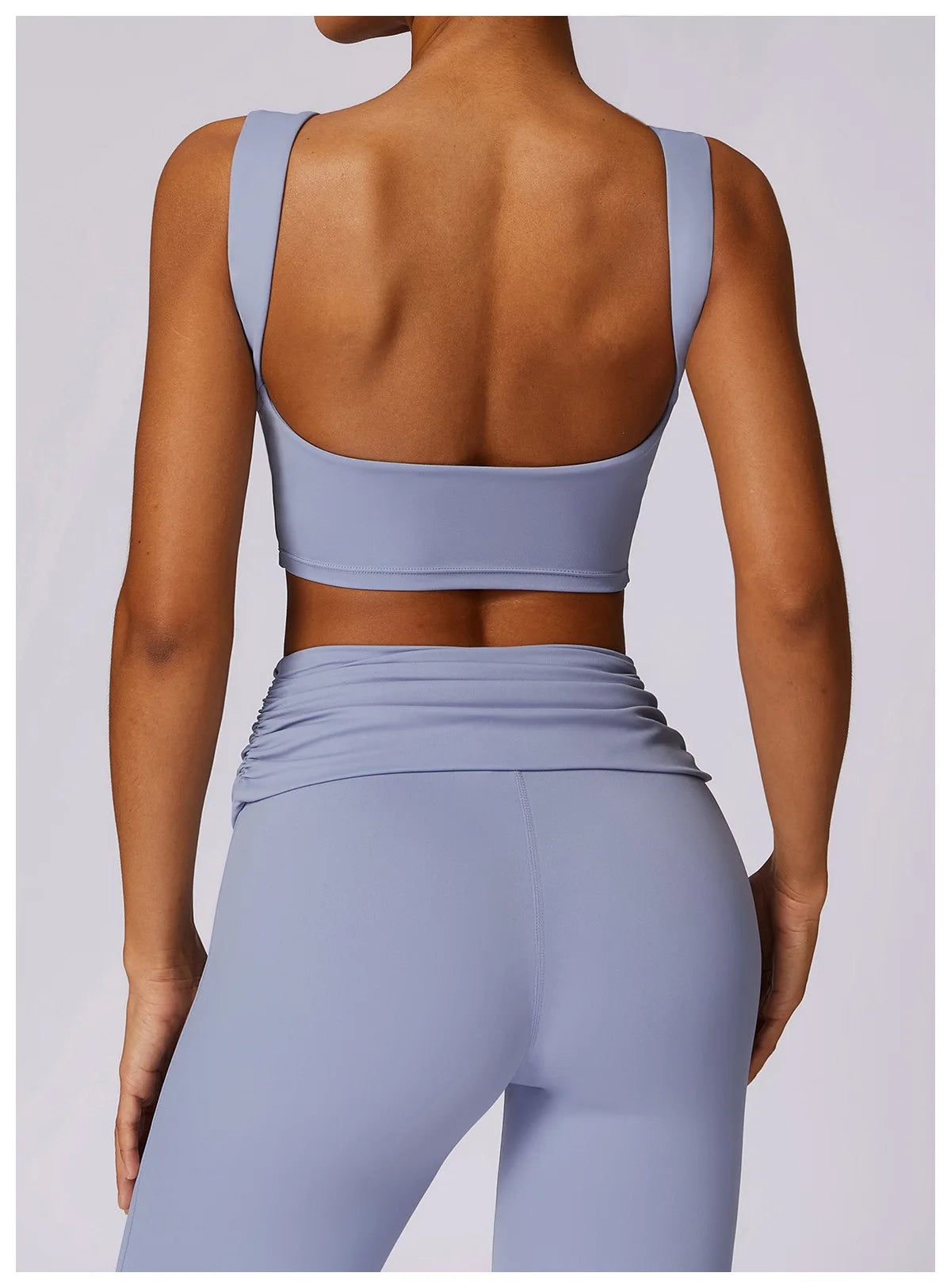 NCLAGEN Running Sports Bra Women High Support Impact Open Back Yoga Breathable Slim Fit Fitness Tank Top With Removable Pads  Lolu Active
