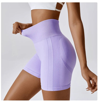 Women Shorts Seamless Sports Shorts For Women Cycling Jogging Fitness High Waist Push Up Gym Shorts Leggings Women Yoga Clothing  Lolu Active