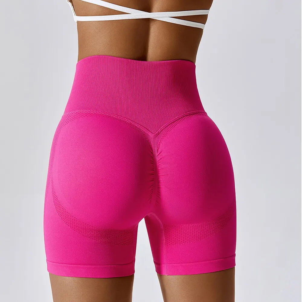 Women Shorts Seamless Sports Shorts For Women Cycling Jogging Fitness High Waist Push Up Gym Shorts Leggings Women Yoga Clothing  Lolu Active