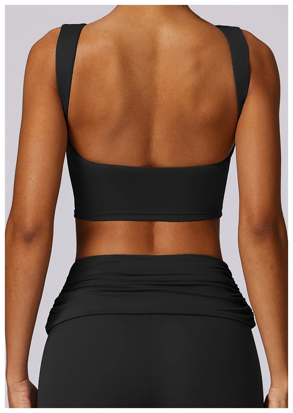 NCLAGEN Running Sports Bra Women High Support Impact Open Back Yoga Breathable Slim Fit Fitness Tank Top With Removable Pads  Lolu Active