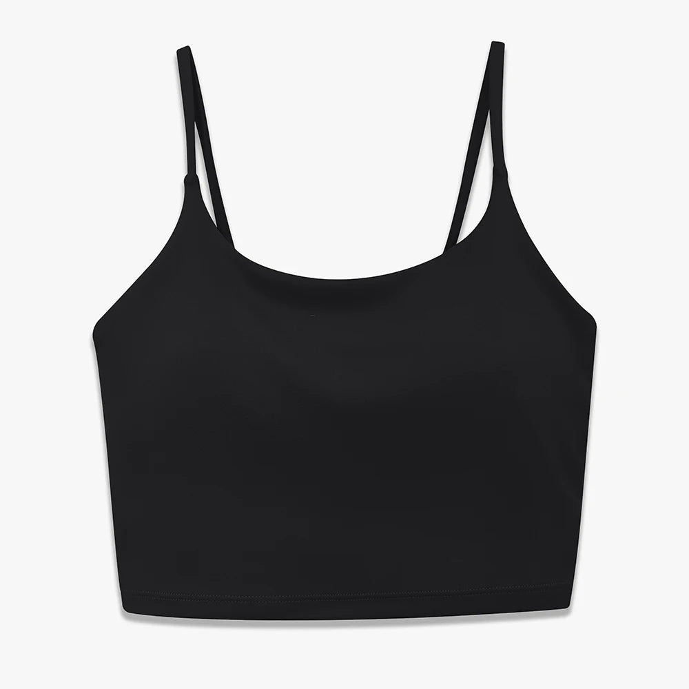 Suspenders Yoga Tank Tops for Fitness Naked Feel Sport Bra Gym Vest Women Camisole Workout Underwear Sportswear Outfit 