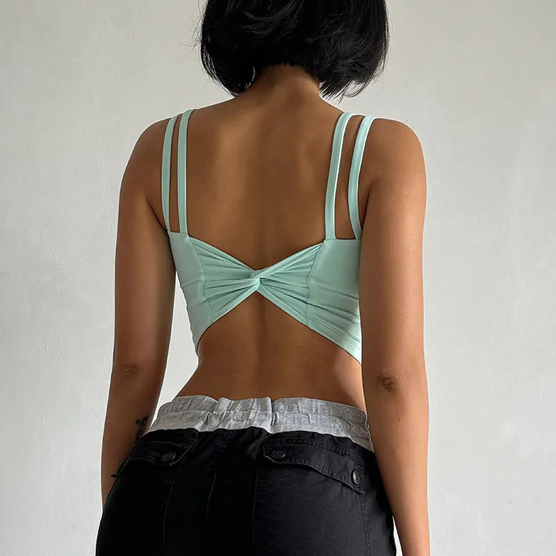 Women Sports bras Fitness Top Sexy lingerie Push Up Fixed Pad Yoga Bra Back knotted Underwear Sport Tops Running Vest Gym Tops  Lolu Active