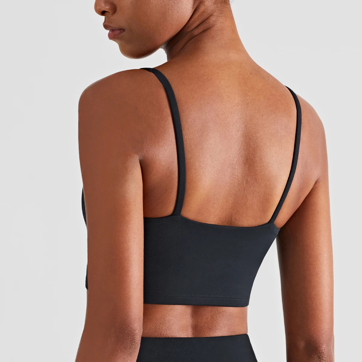 Suspenders Yoga Tank Tops for Fitness Naked Feel Sport Bra Gym Vest Women Camisole Workout Underwear Sportswear Outfit 