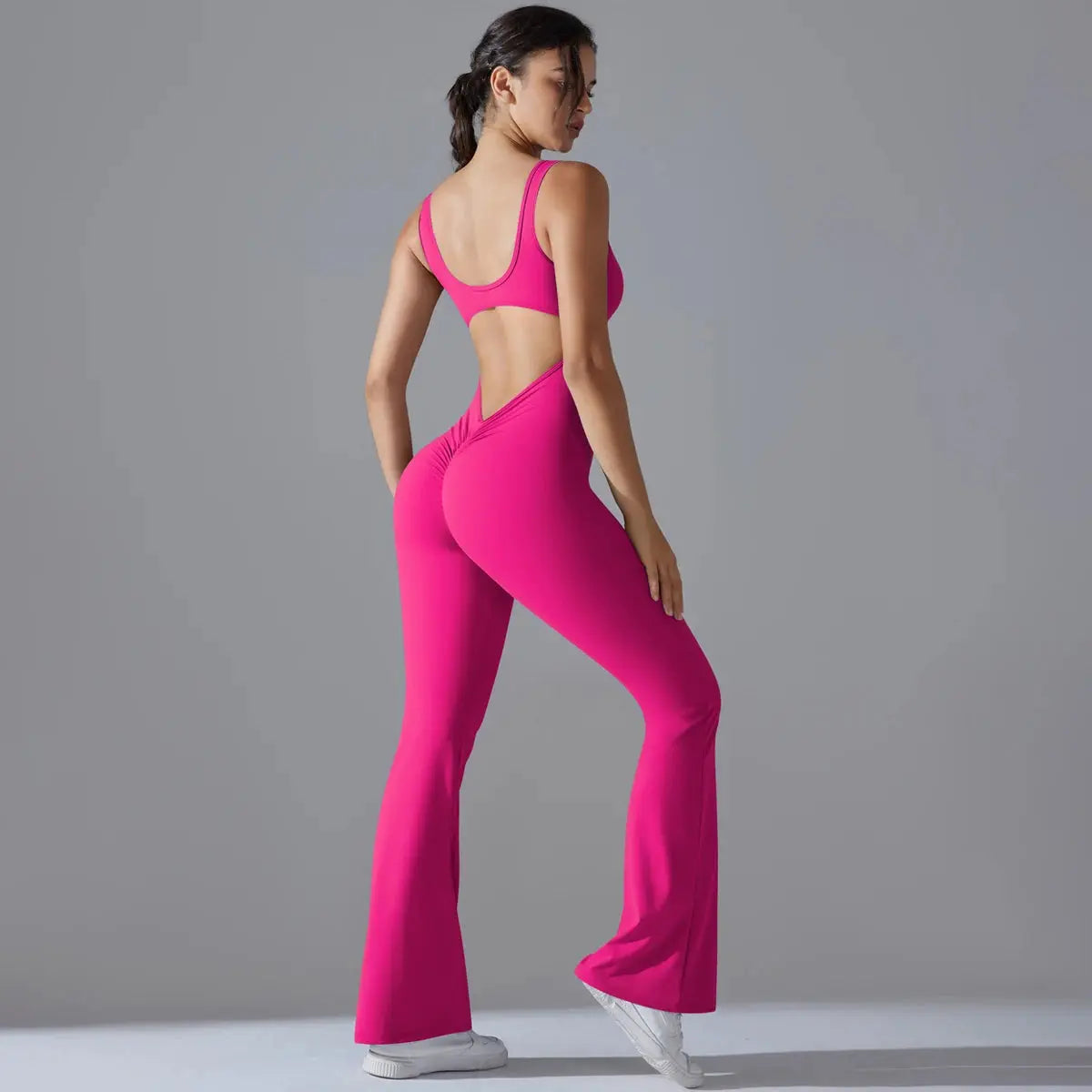 Second Skin BodyGlide Flare Jumpsuit - Lolu Active