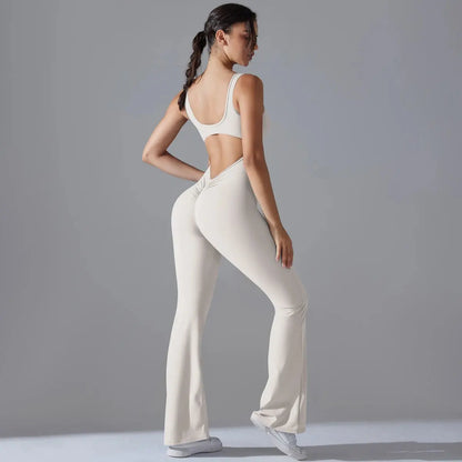 Second Skin BodyGlide Flare Jumpsuit - Lolu Active