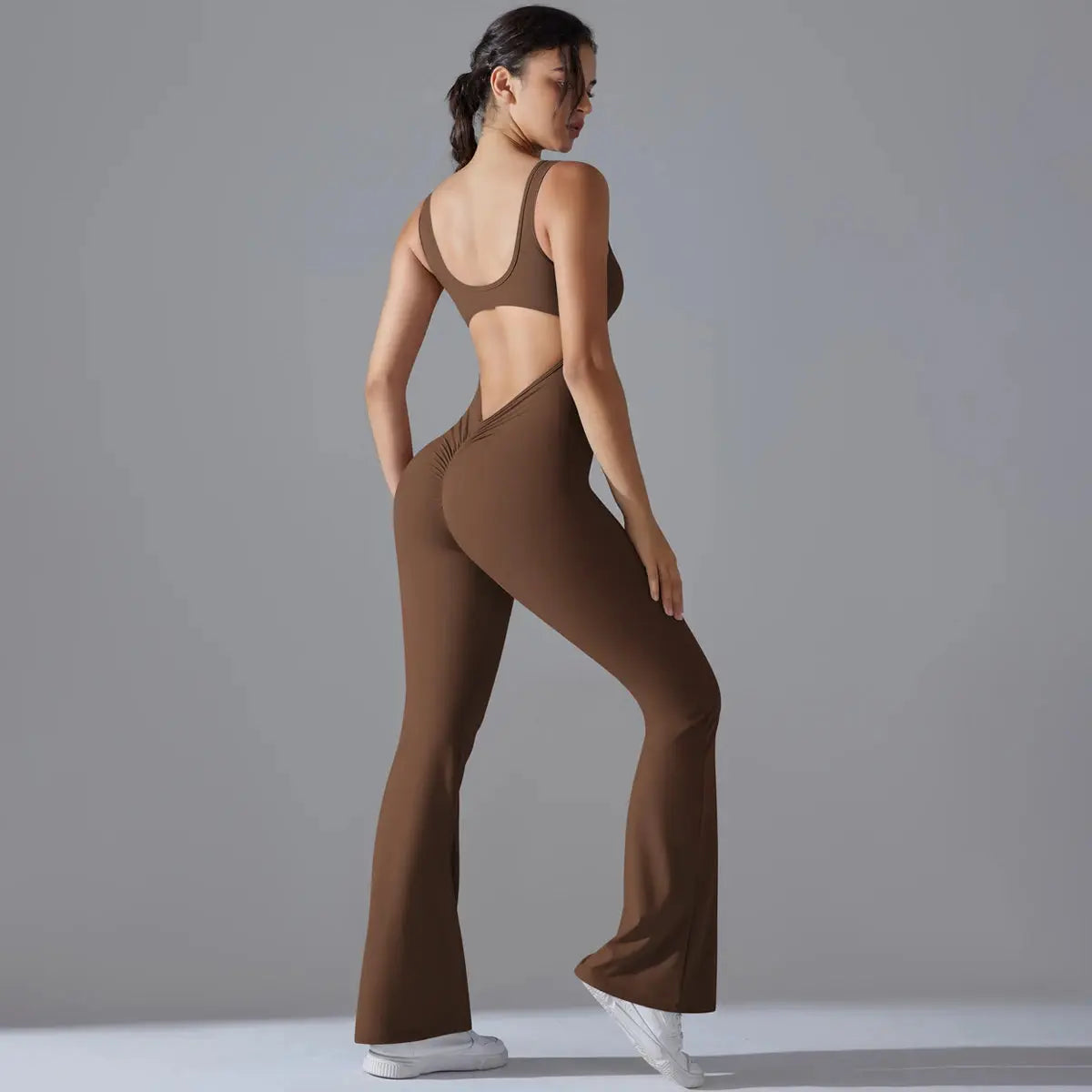 Second Skin BodyGlide Flare Jumpsuit - Lolu Active