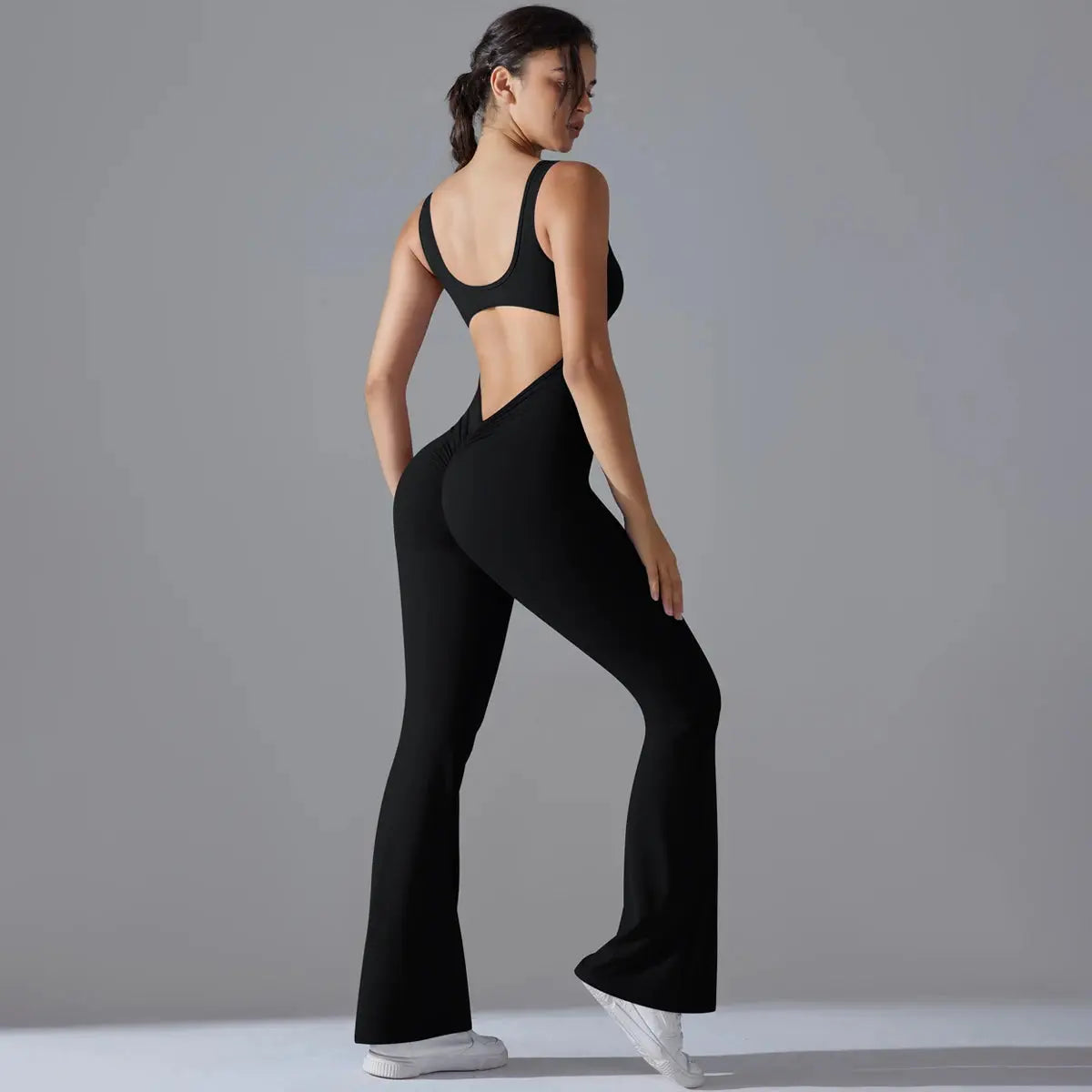 Second Skin BodyGlide Flare Jumpsuit - Lolu Active