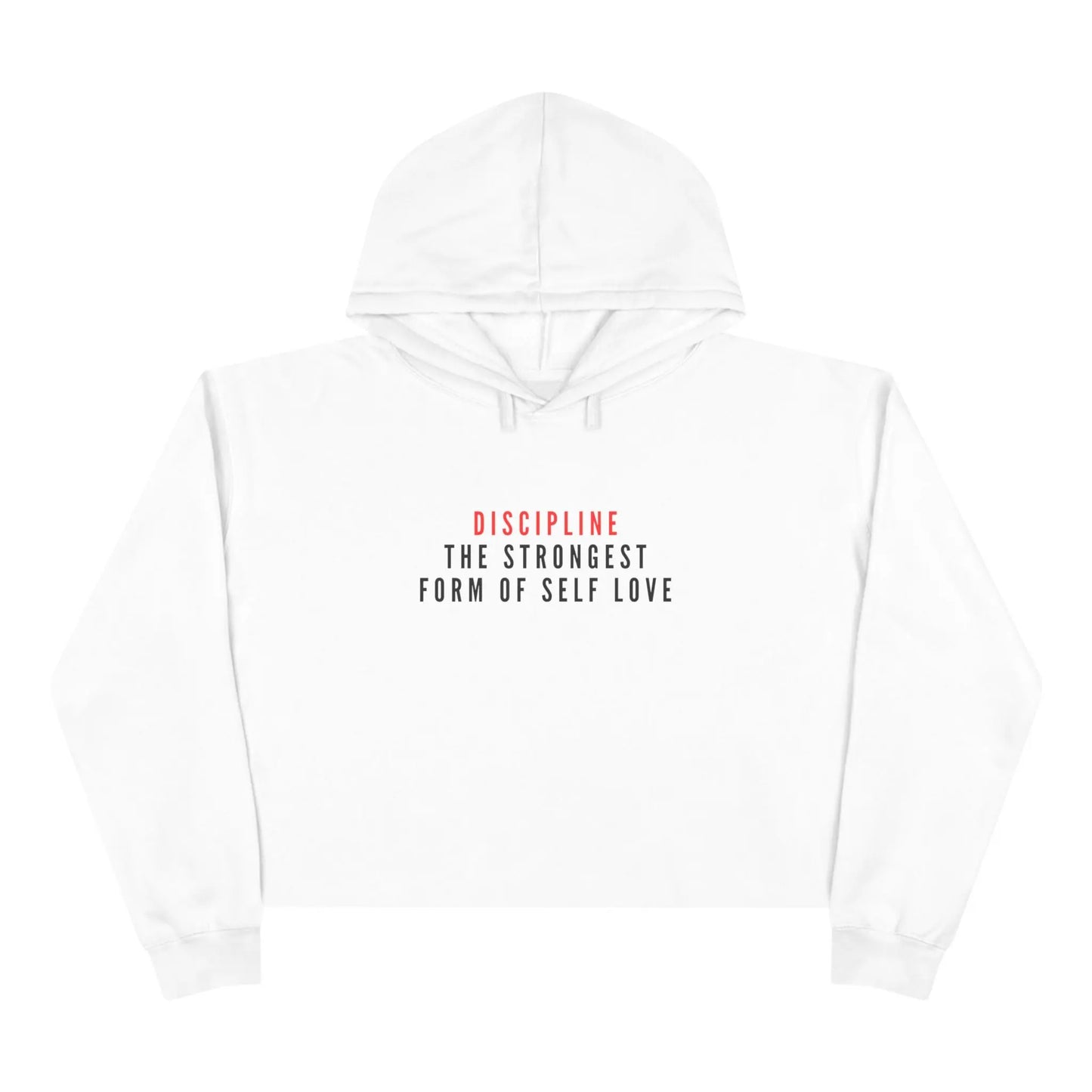 Self-Love Discipline Cropped Hoodie - Lolu Active