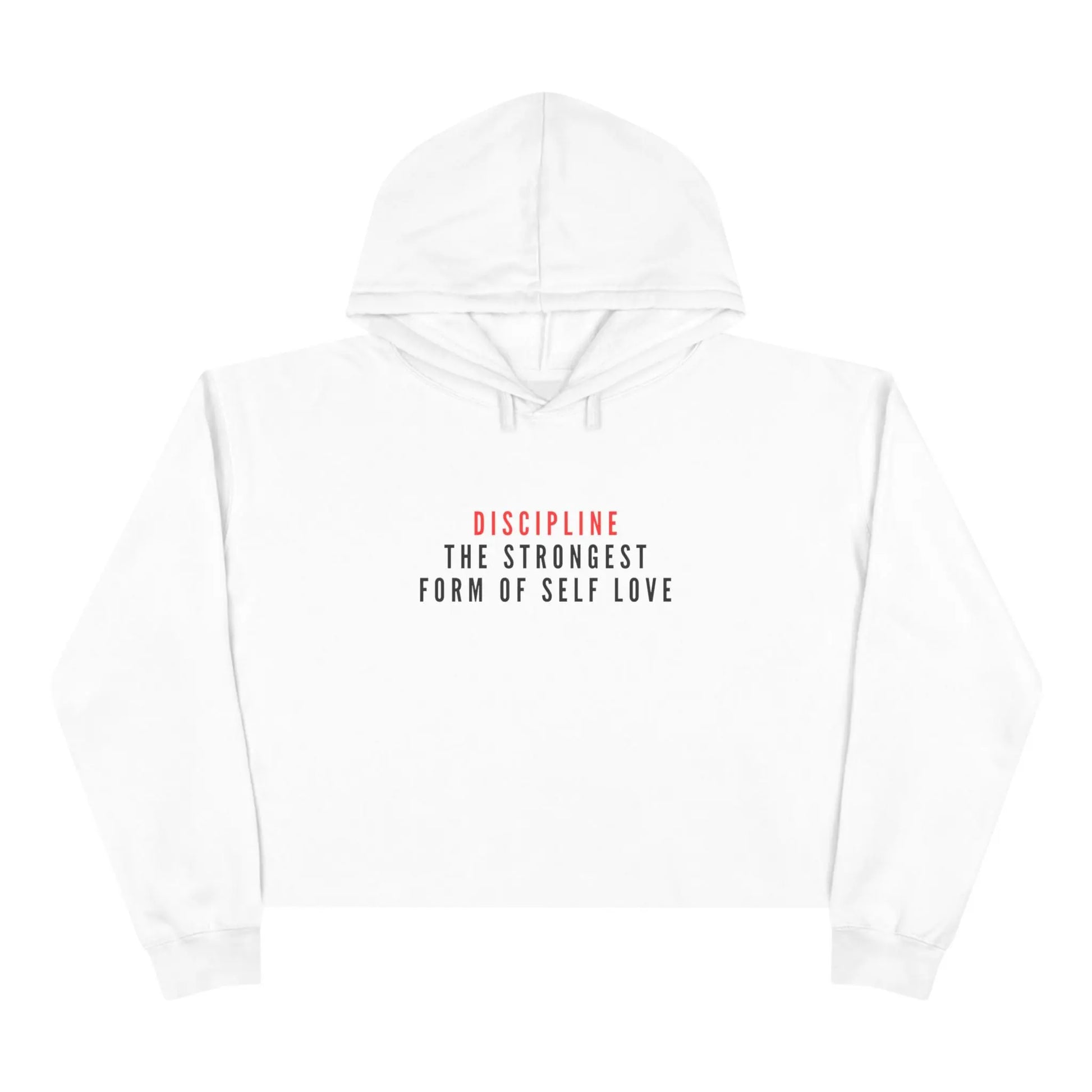 Self-Love Discipline Cropped Hoodie - Lolu Active