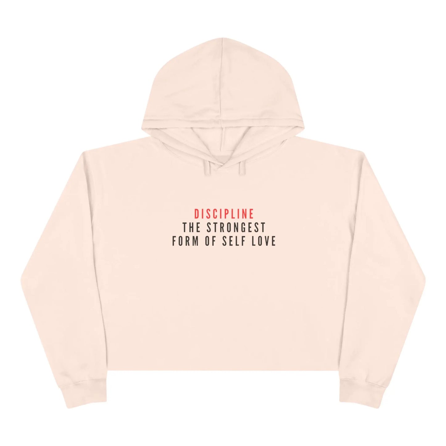 Self-Love Discipline Cropped Hoodie - Lolu Active