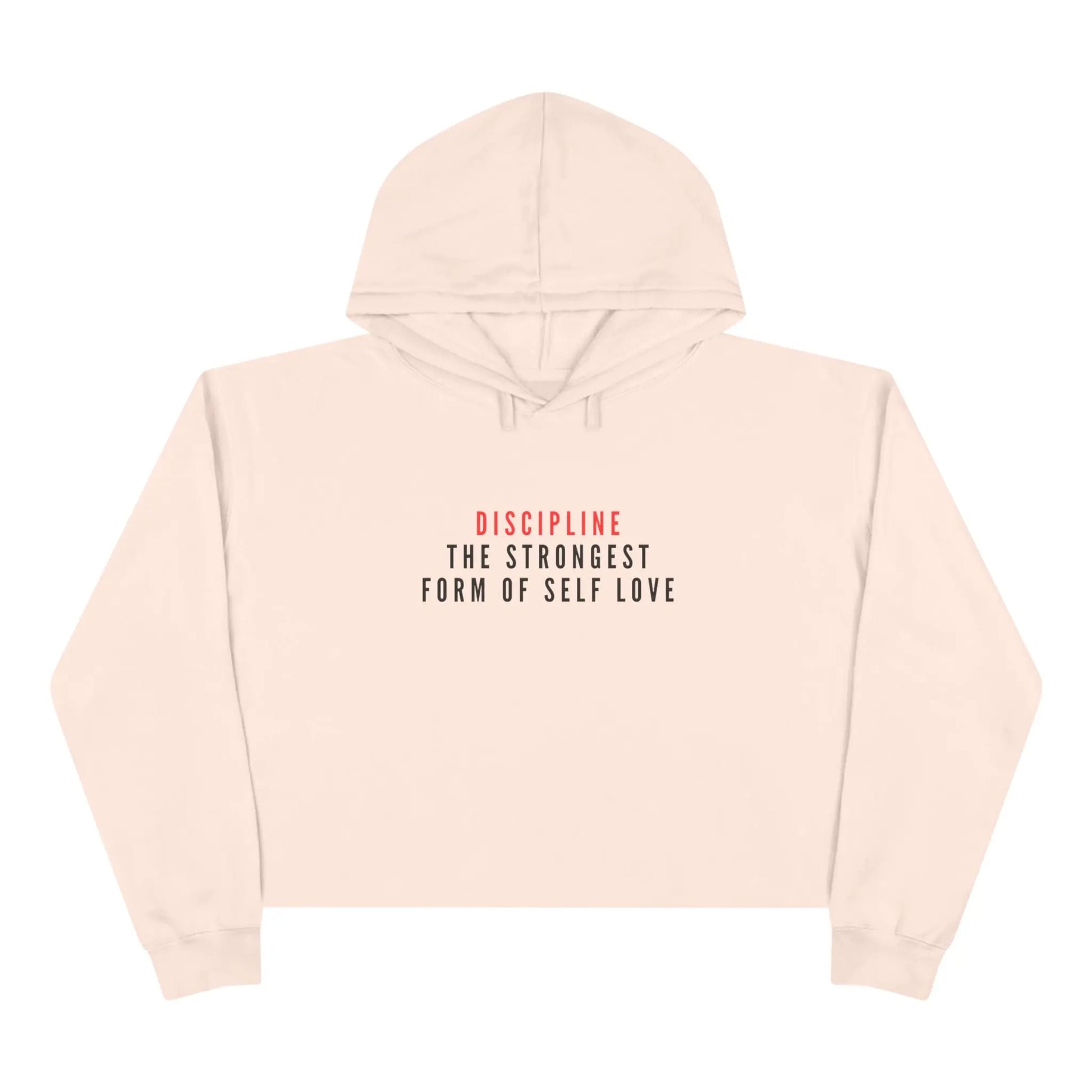 Self-Love Discipline Cropped Hoodie - Lolu Active