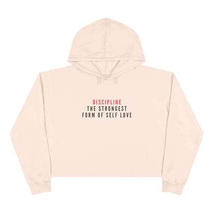 Self-Love Discipline Cropped Hoodie - Lolu Active