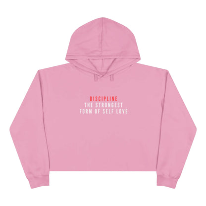 Self-Love Discipline Cropped Hoodie - Lolu Active