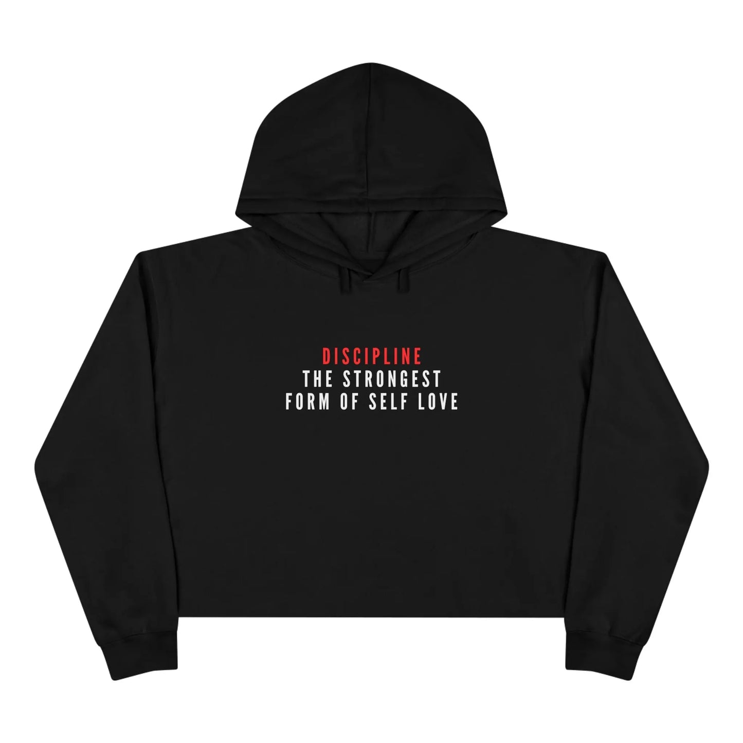 Self-Love Discipline Cropped Hoodie - Lolu Active