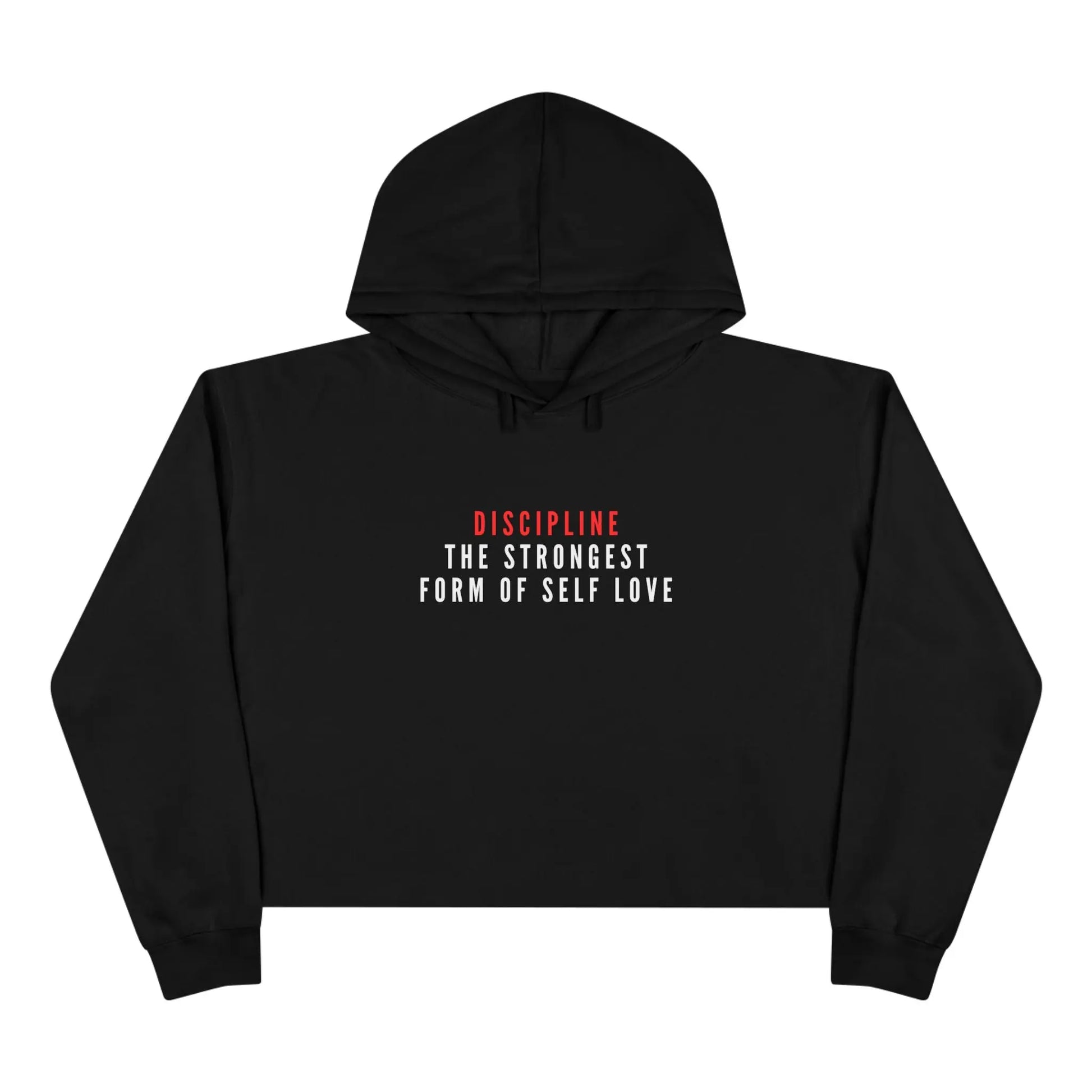 Self-Love Discipline Cropped Hoodie - Lolu Active