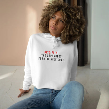 Self-Love Discipline Cropped Hoodie - Lolu Active