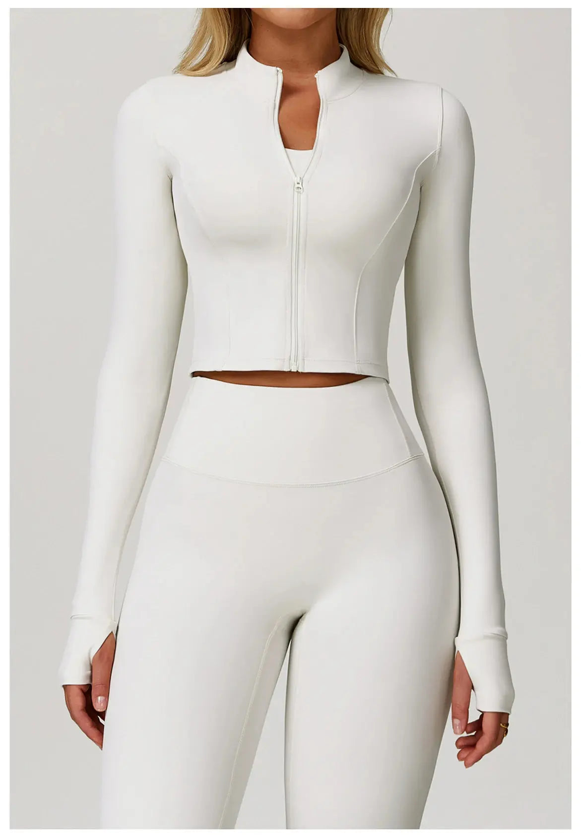 Women's Yoga Long Sleeve Sports Jacket Sexy Zip Fitness Yoga Shirt Gym Top Activewear Running Coats Workout Clothes For Cycling  Lolu Active