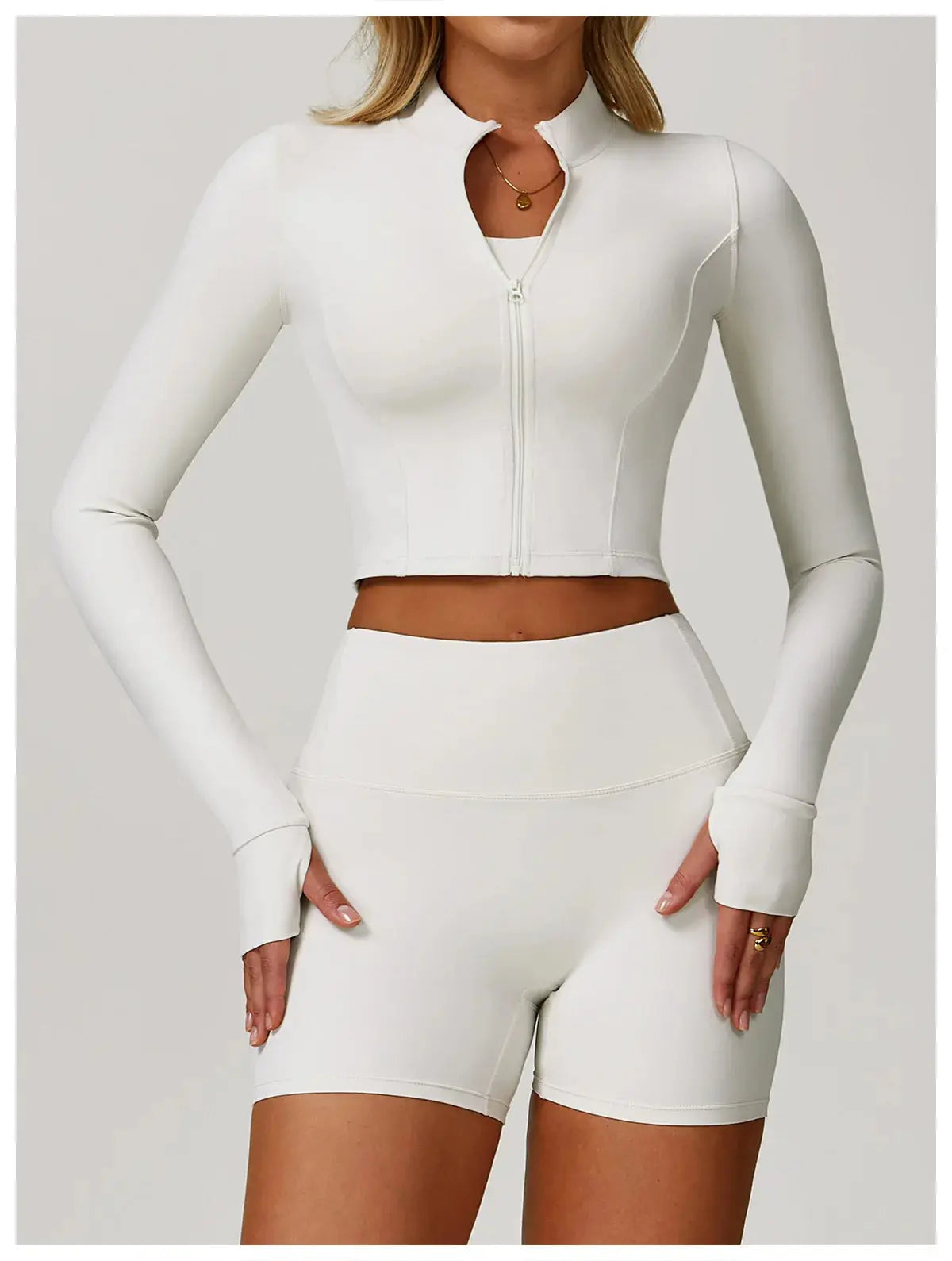 Women's Yoga Long Sleeve Sports Jacket Sexy Zip Fitness Yoga Shirt Gym Top Activewear Running Coats Workout Clothes For Cycling  Lolu Active