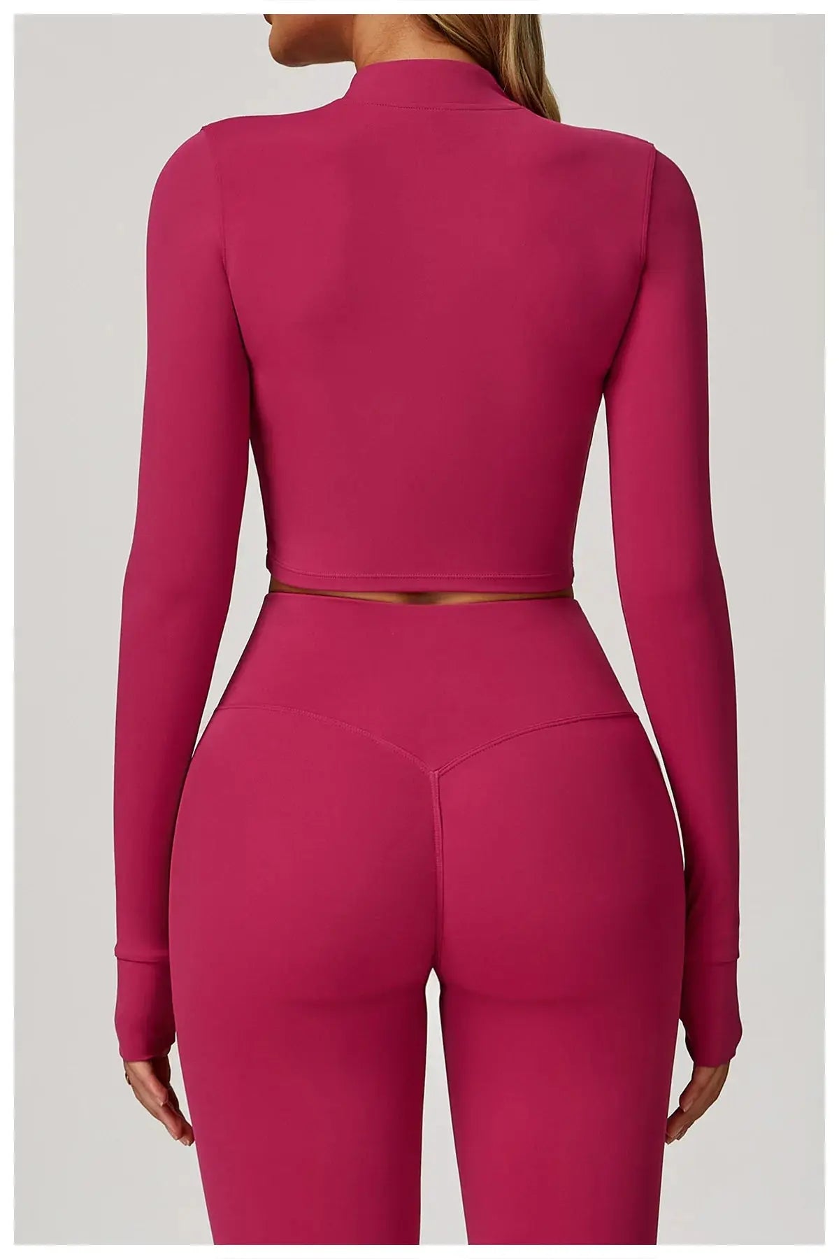 Women's Yoga Long Sleeve Sports Jacket Sexy Zip Fitness Yoga Shirt Gym Top Activewear Running Coats Workout Clothes For Cycling  Lolu Active