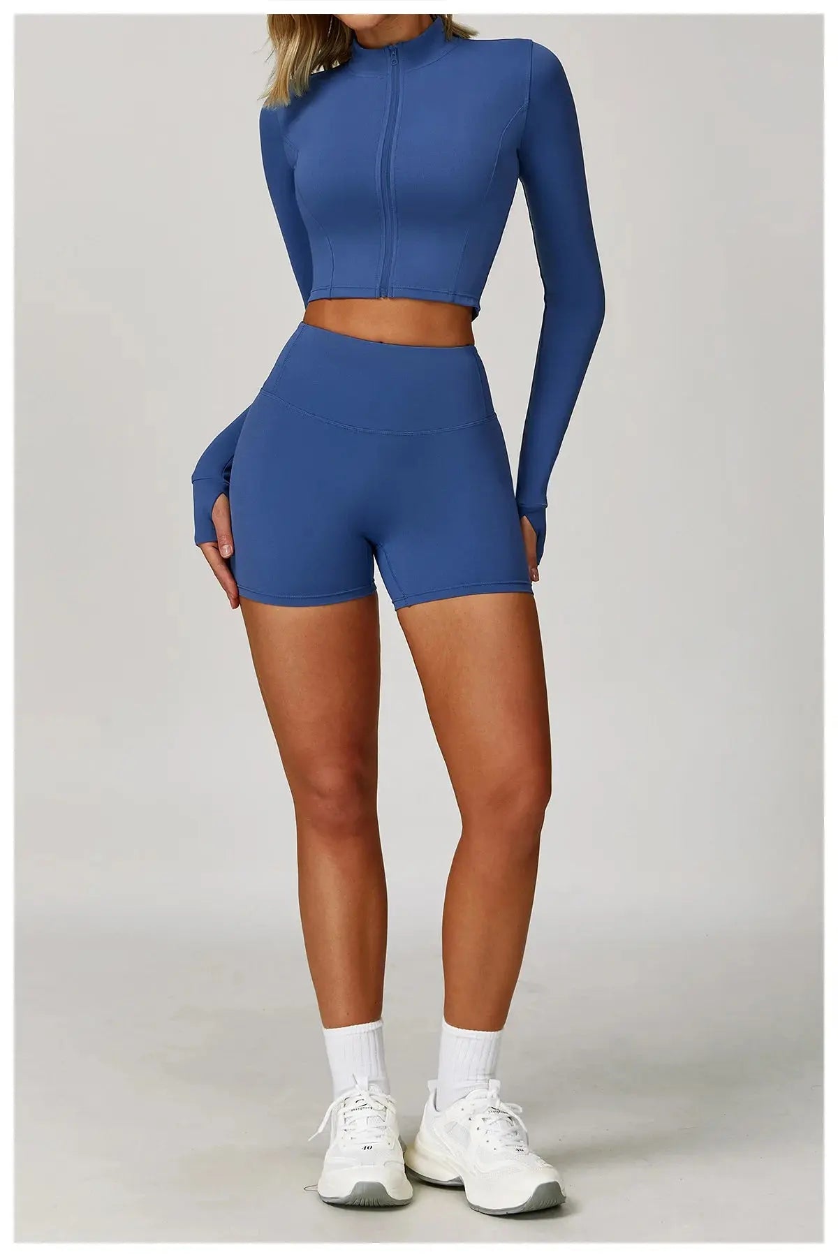 Women's Yoga Long Sleeve Sports Jacket Sexy Zip Fitness Yoga Shirt Gym Top Activewear Running Coats Workout Clothes For Cycling  Lolu Active