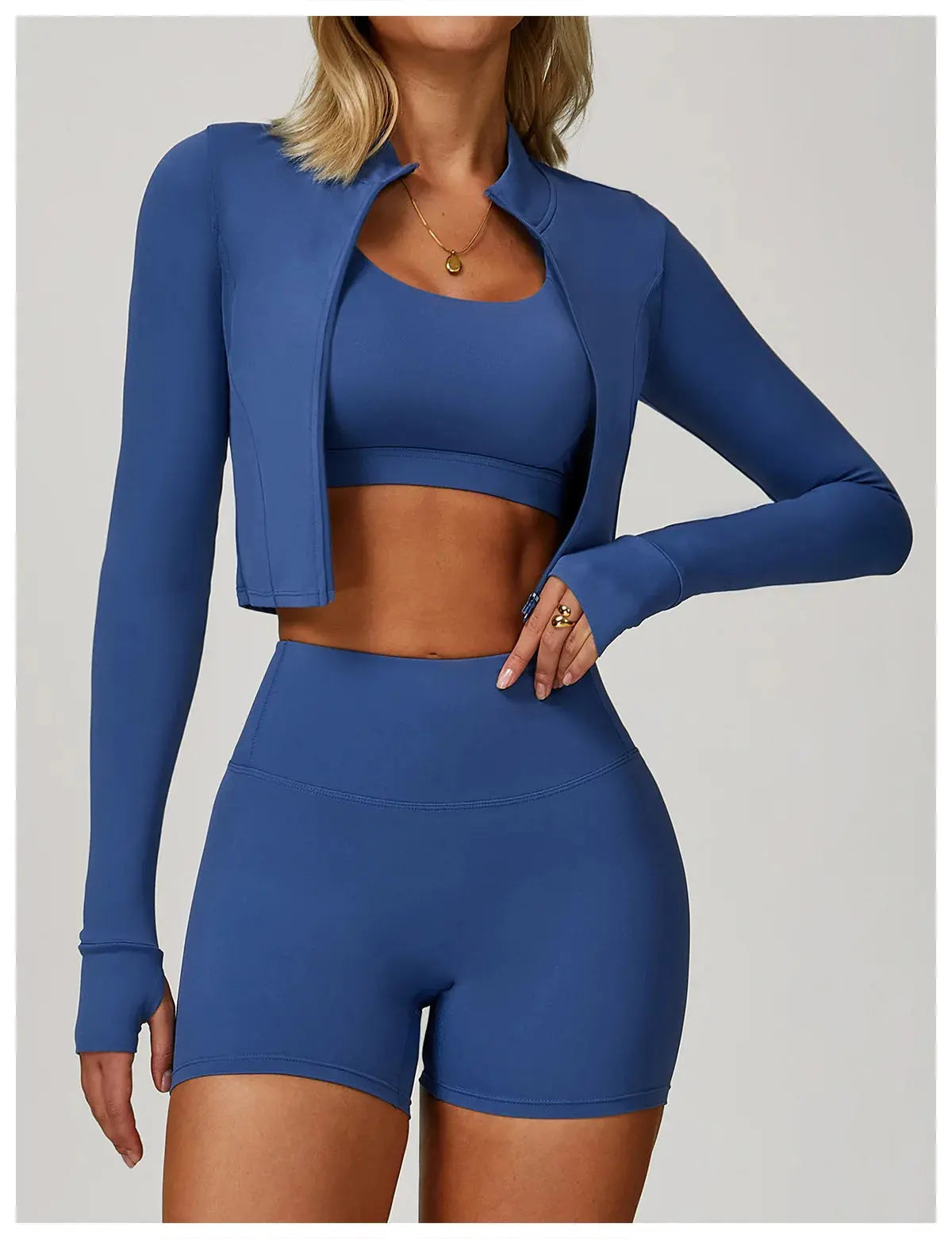 Women's Yoga Long Sleeve Sports Jacket Sexy Zip Fitness Yoga Shirt Gym Top Activewear Running Coats Workout Clothes For Cycling  Lolu Active
