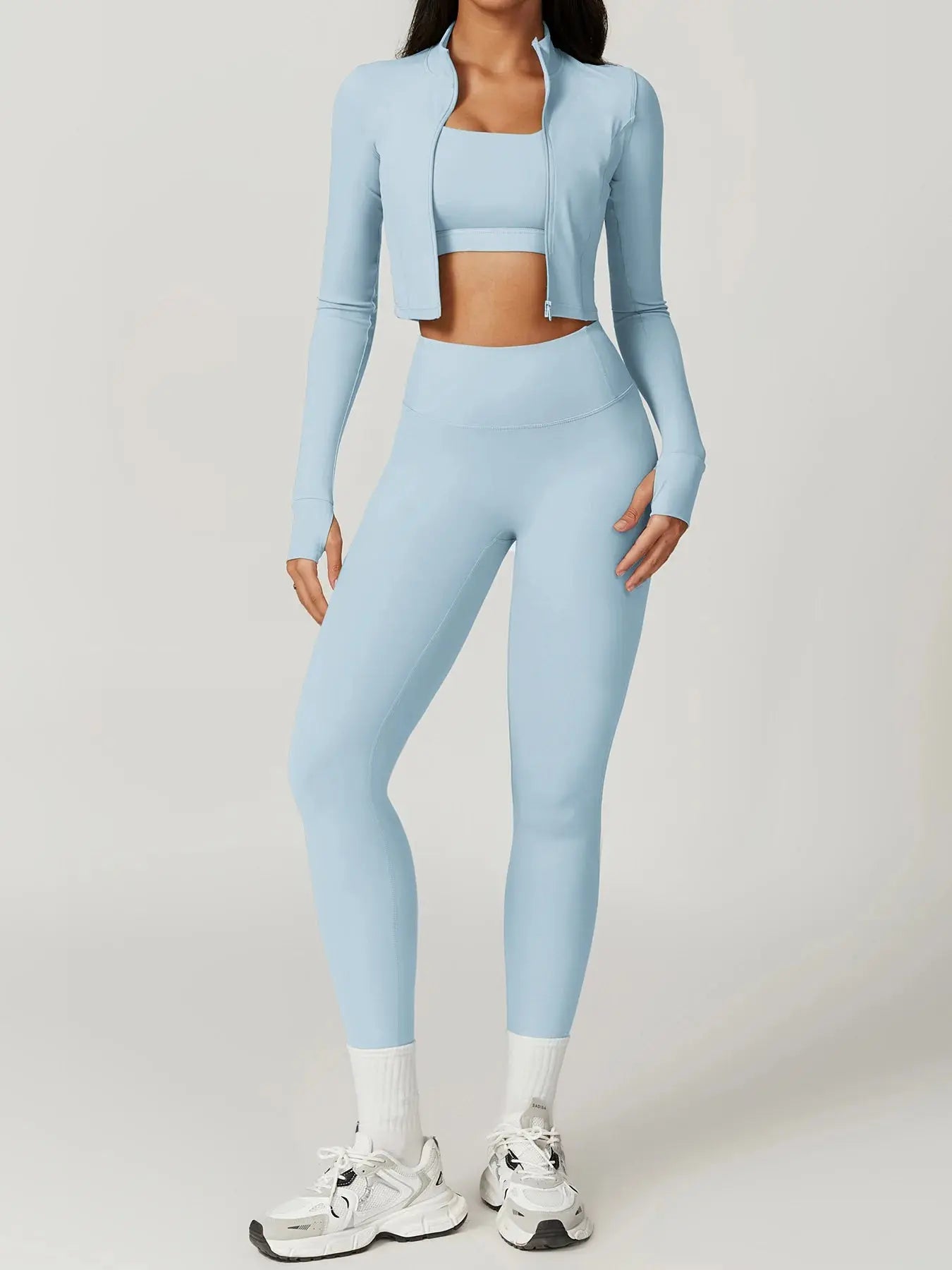 Women's Yoga Long Sleeve Sports Jacket Sexy Zip Fitness Yoga Shirt Gym Top Activewear Running Coats Workout Clothes For Cycling  Lolu Active