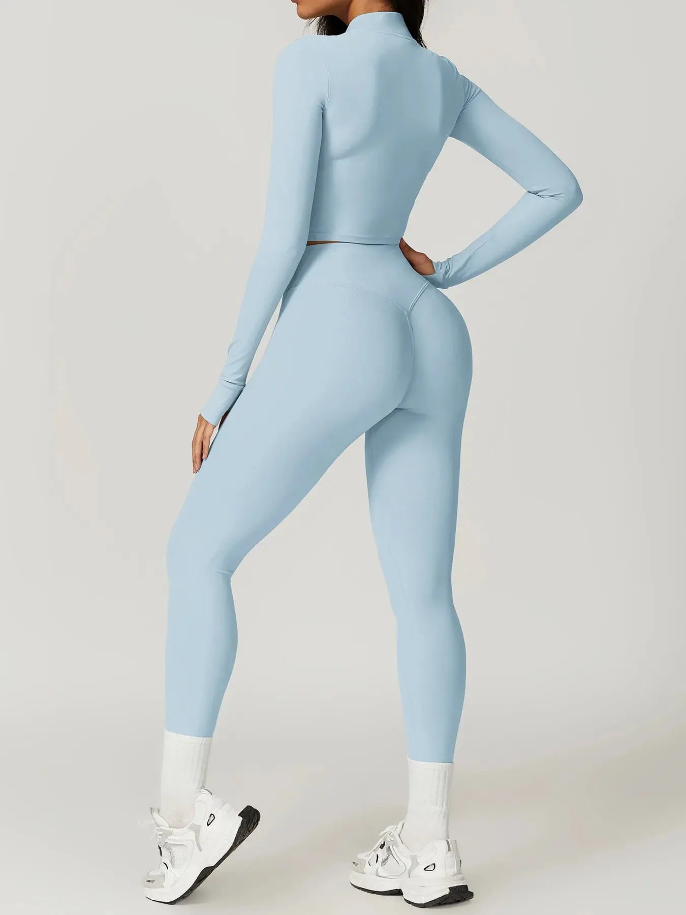 Women's Yoga Long Sleeve Sports Jacket Sexy Zip Fitness Yoga Shirt Gym Top Activewear Running Coats Workout Clothes For Cycling  Lolu Active