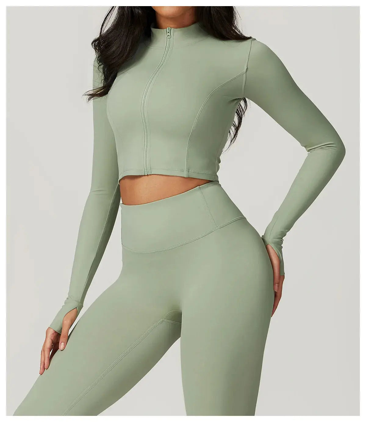 Women's Yoga Long Sleeve Sports Jacket Sexy Zip Fitness Yoga Shirt Gym Top Activewear Running Coats Workout Clothes For Cycling  Lolu Active