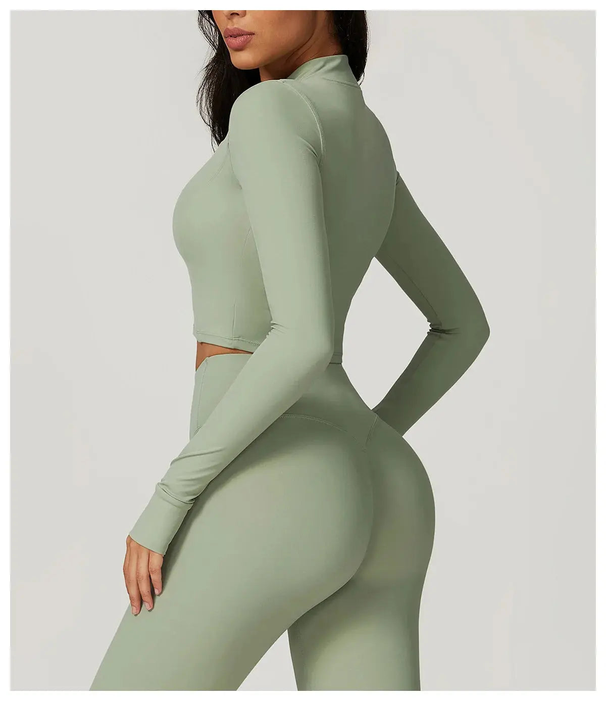 Women's Yoga Long Sleeve Sports Jacket Sexy Zip Fitness Yoga Shirt Gym Top Activewear Running Coats Workout Clothes For Cycling  Lolu Active