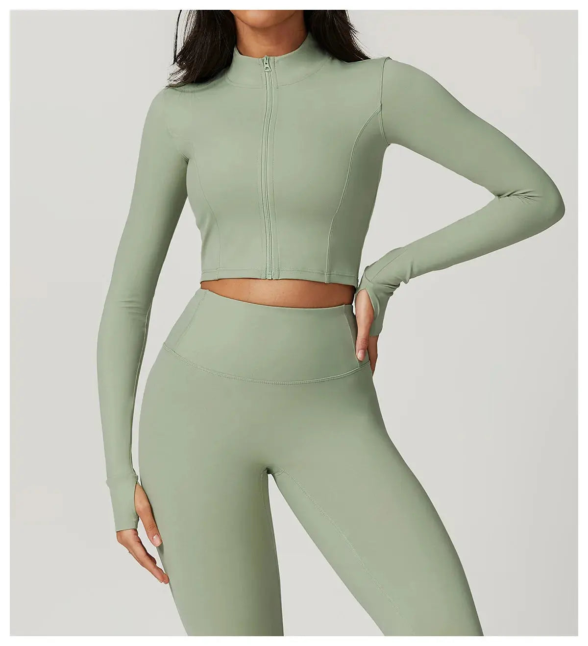 Women's Yoga Long Sleeve Sports Jacket Sexy Zip Fitness Yoga Shirt Gym Top Activewear Running Coats Workout Clothes For Cycling  Lolu Active
