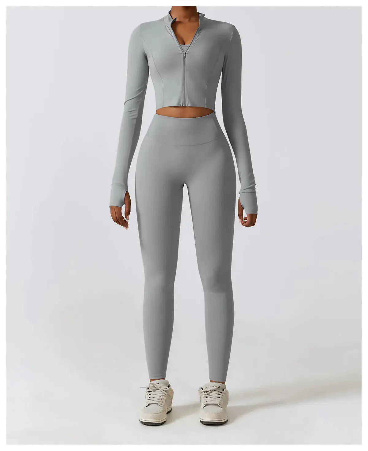 Women's Yoga Long Sleeve Sports Jacket Sexy Zip Fitness Yoga Shirt Gym Top Activewear Running Coats Workout Clothes For Cycling  Lolu Active