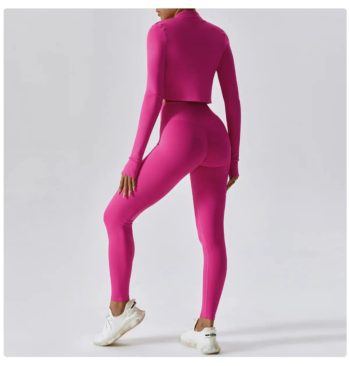 Women's Yoga Long Sleeve Sports Jacket Sexy Zip Fitness Yoga Shirt Gym Top Activewear Running Coats Workout Clothes For Cycling  Lolu Active