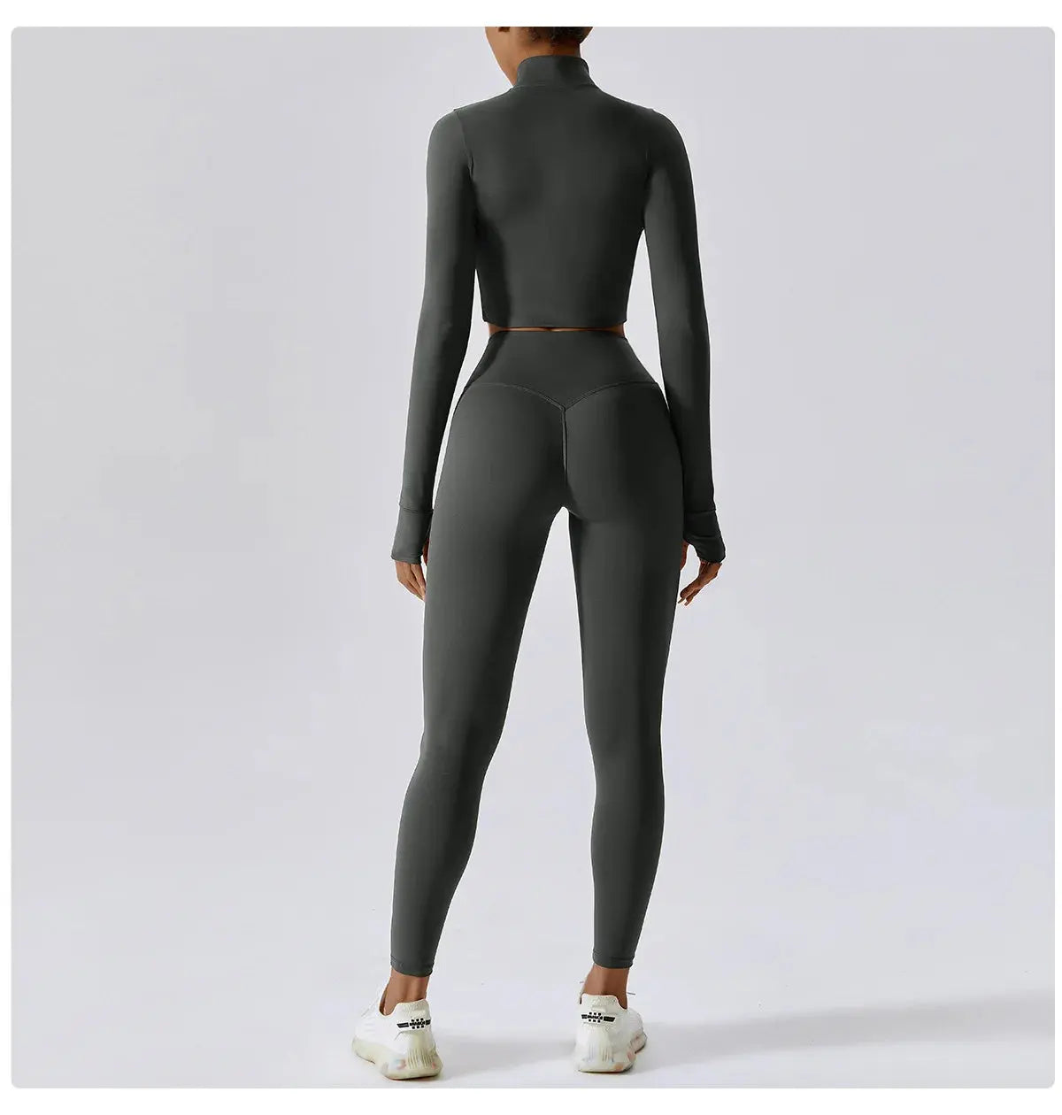 Women's Yoga Long Sleeve Sports Jacket Sexy Zip Fitness Yoga Shirt Gym Top Activewear Running Coats Workout Clothes For Cycling  Lolu Active