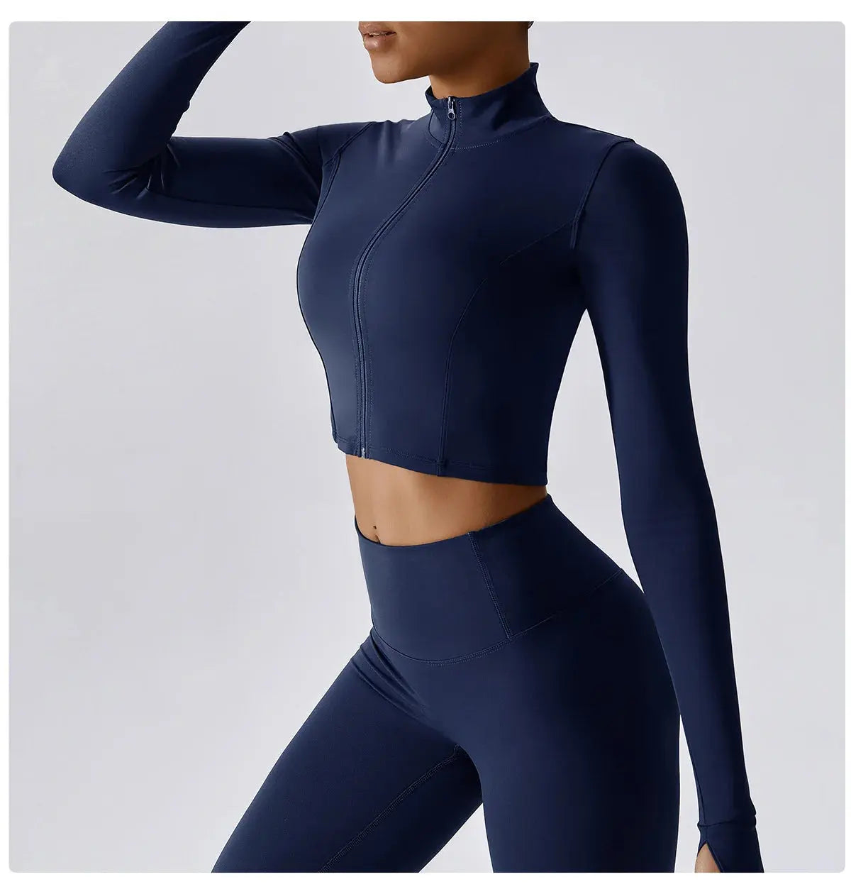 Women's Yoga Long Sleeve Sports Jacket Sexy Zip Fitness Yoga Shirt Gym Top Activewear Running Coats Workout Clothes For Cycling  Lolu Active
