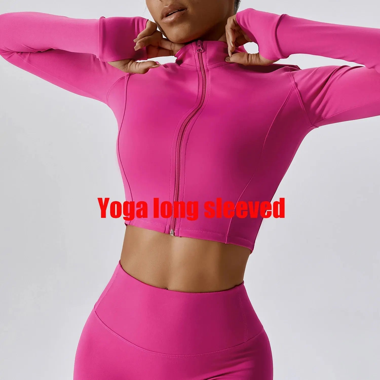 Women's Yoga Long Sleeve Sports Jacket Sexy Zip Fitness Yoga Shirt Gym Top Activewear Running Coats Workout Clothes For Cycling  Lolu Active