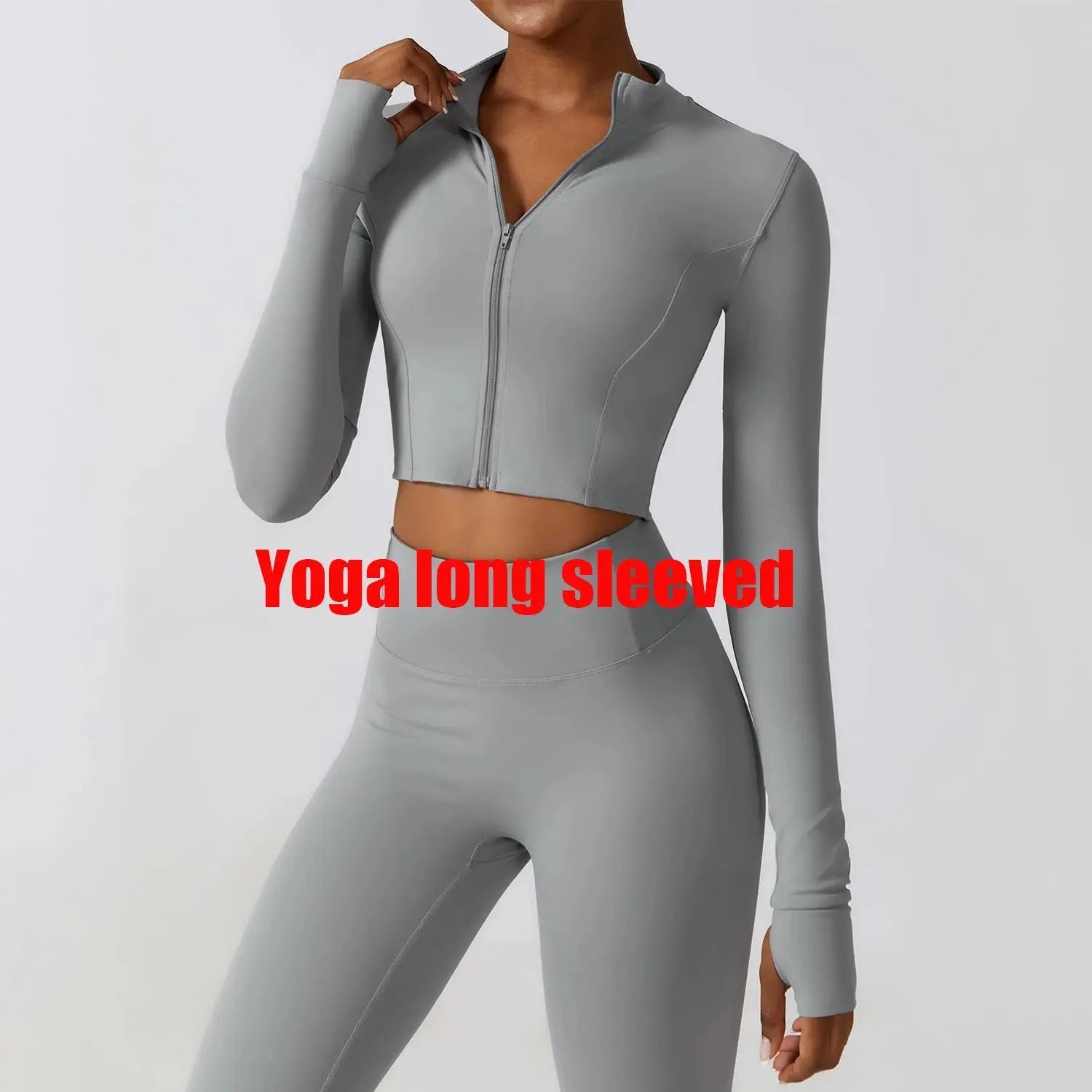 Women's Yoga Long Sleeve Sports Jacket Sexy Zip Fitness Yoga Shirt Gym Top Activewear Running Coats Workout Clothes For Cycling  Lolu Active