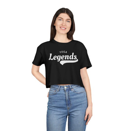 Yoga Legends Crop Tee  Lolu Active