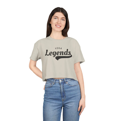 Yoga Legends Crop Tee  Lolu Active