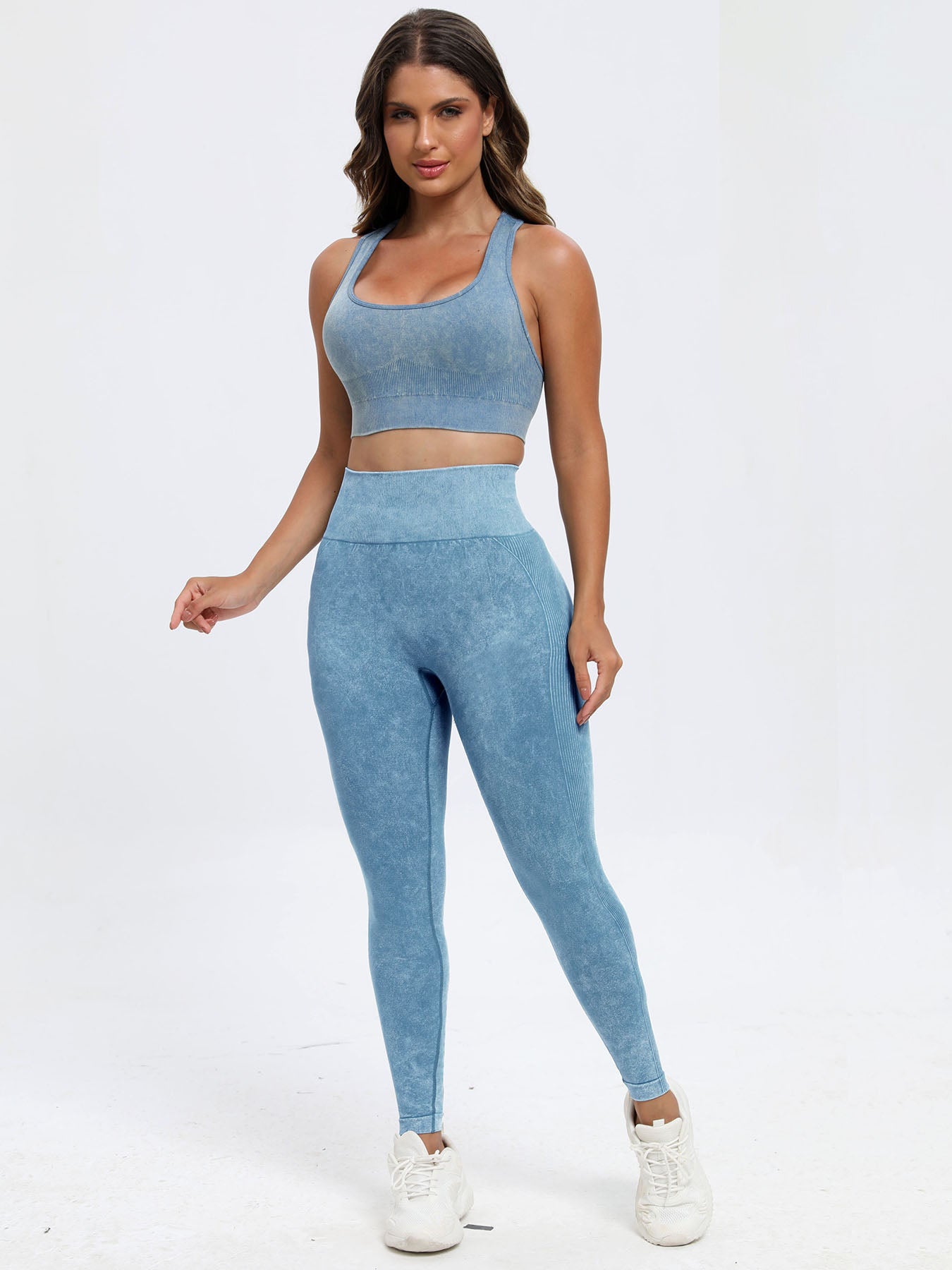 LE Wide Scoop Neck Top and Leggings Set