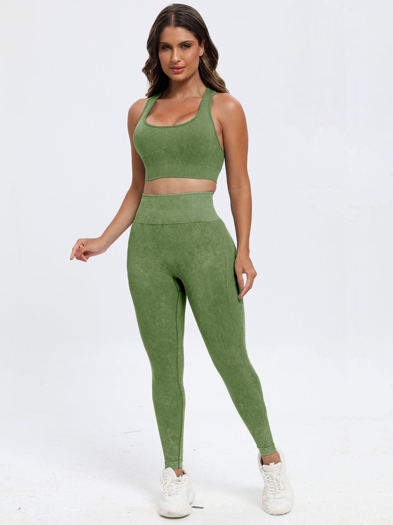 LE Wide Scoop Neck Top and Leggings Set