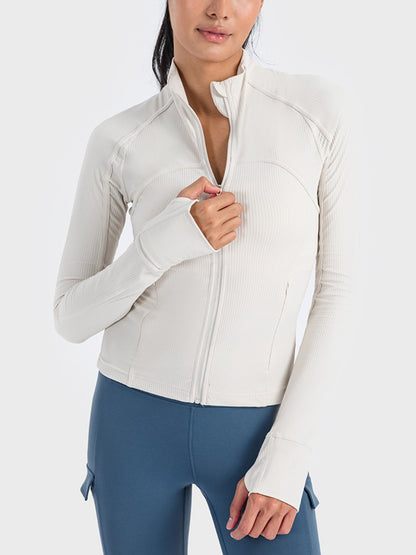 LE Gater Zip-Up Long Sleeve Sports Jacket