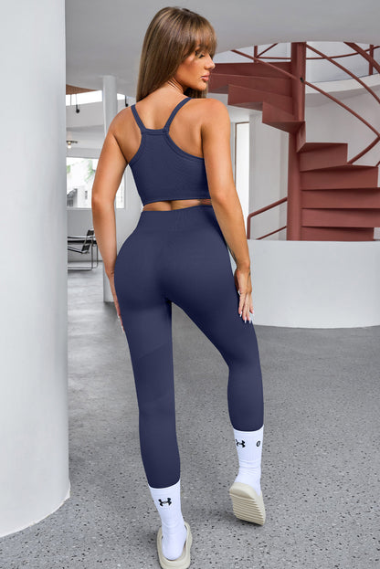 LE Cropped Active Top and Leggings Set